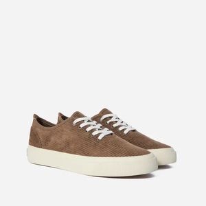 Everlane Forever Sneakers in Toasted Coconut Corduroy